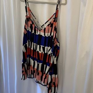Tank top with crisscross back